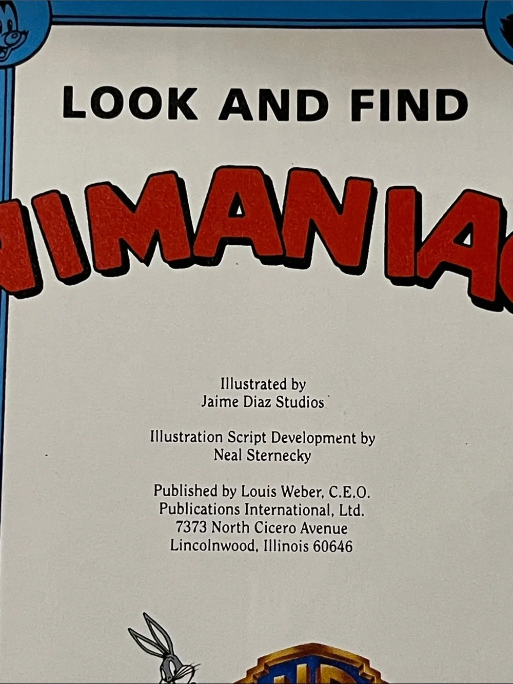 Look and Find Book - Vibrant Blue Cover